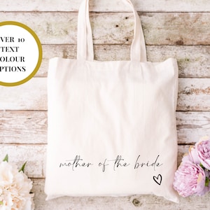 Bolso de la madre de la novia / Bolsa de regalo de fiesta de boda / Bolso de comprador de fin de semana de fiesta nupcial / Bolsa de regalo de fiesta de despedida de soltera / Bolsa de despedida de soltera