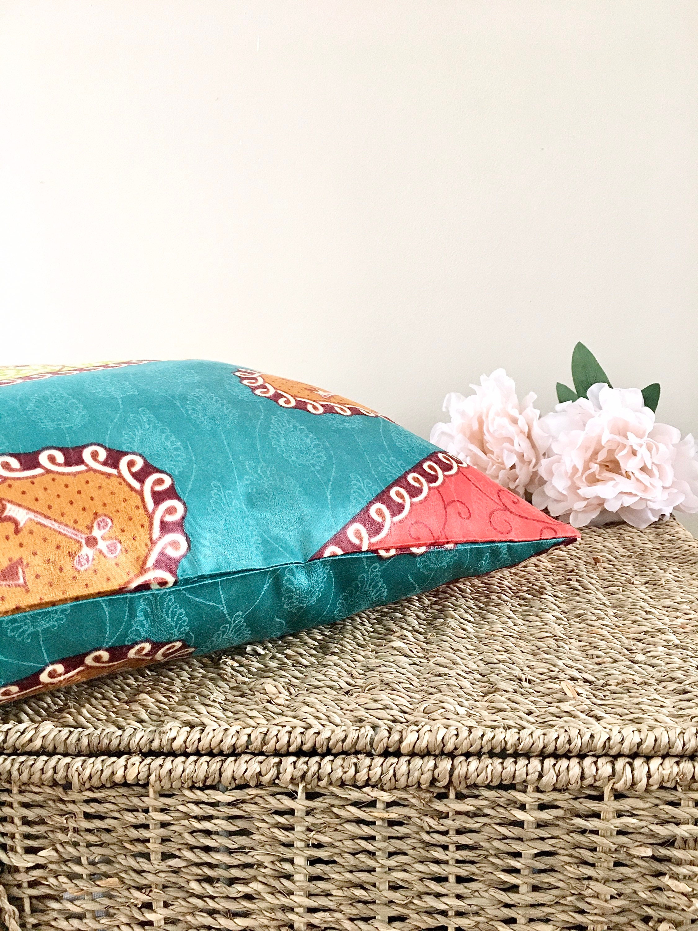 African Print Cushion Cover/ Ethnic Living Room Sofa Etsy