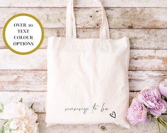 Blivande mamma tygväska present/ Grattis till graviditeten present/ Babyshower present/ Graviditetspresent/ Blivande föräldrar/ Sjukhusväska/ Mumsiga mamma