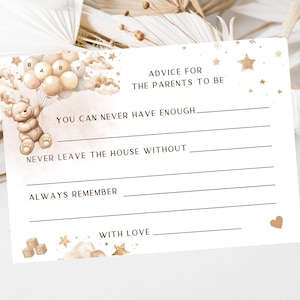 Cartes de vœux/ Future maman pour une fête prénatale Conseils aux parents