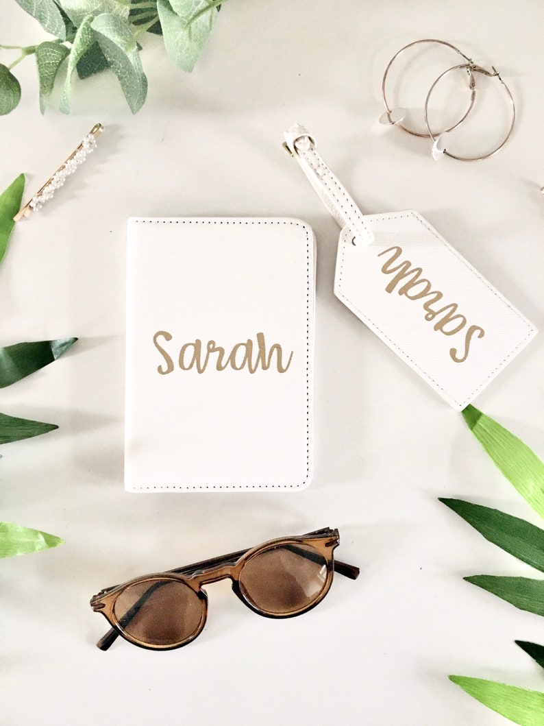 Personalised Passport Holder and Luggage Tag Set/ Custom Etsy UK