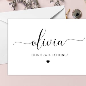 Carte de félicitations/ Carte de félicitations personnalisée/ Carte Moments passionnants/ Vous avez ceci/ Nouvelle carte de travail/ Carte Nouveau départ / A40