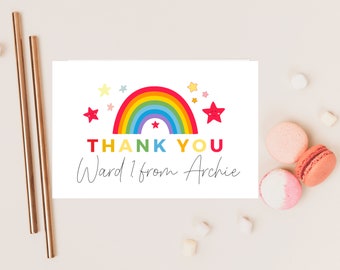 Hospital Ward Thank You Card/ Personalised For Nurses/ Doctors/ Hospital/ Healthcare/ Thank You Card For Keyworker/ Custom Childrens Card