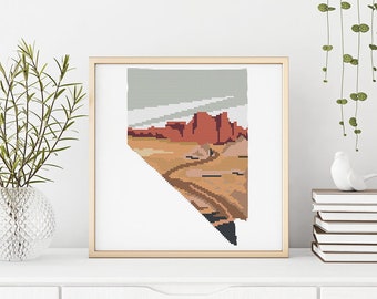 etsy las vegas cross stitch graph
