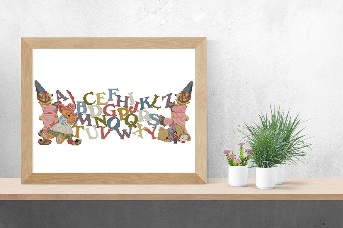 Animal Alphabet Cross Stitch Pattern digital Download PDF | Etsy