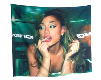 Ariana Grande Tapestry | Positions tapestry ariana grande poster thank u next merch ariana grande blanket 60"x 51.2"