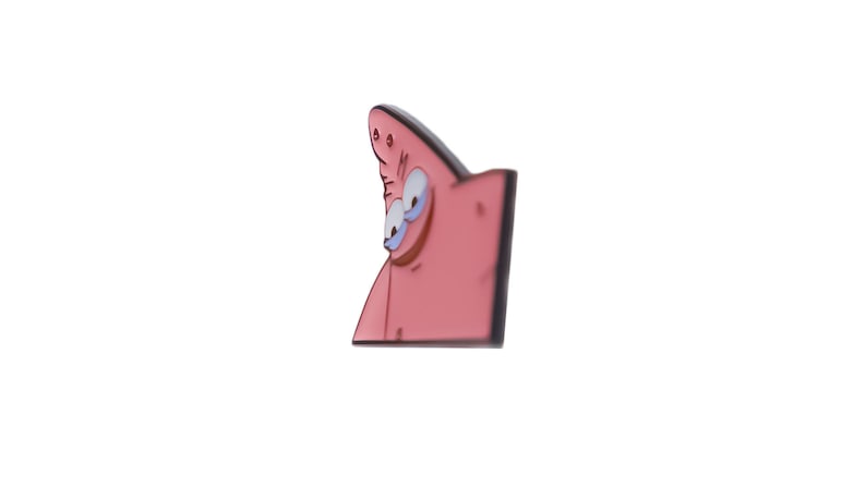 Evil Patrick Meme Enamel Pin Spongebob Meme Pin Brooch ...