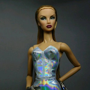 Bodysuit for Fashion Royalty & NuFace doll/ custom made