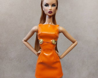 DRESS with cuts For FR/Nuface inspiration from supermodel convention made to order.