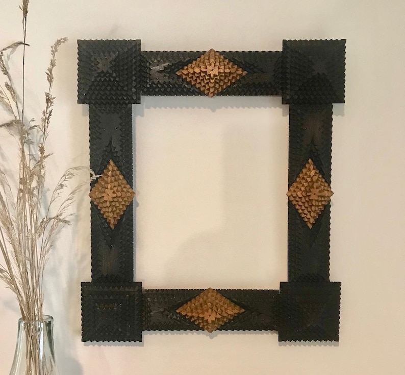 CUSTOM Tramp Art Frames Etsy