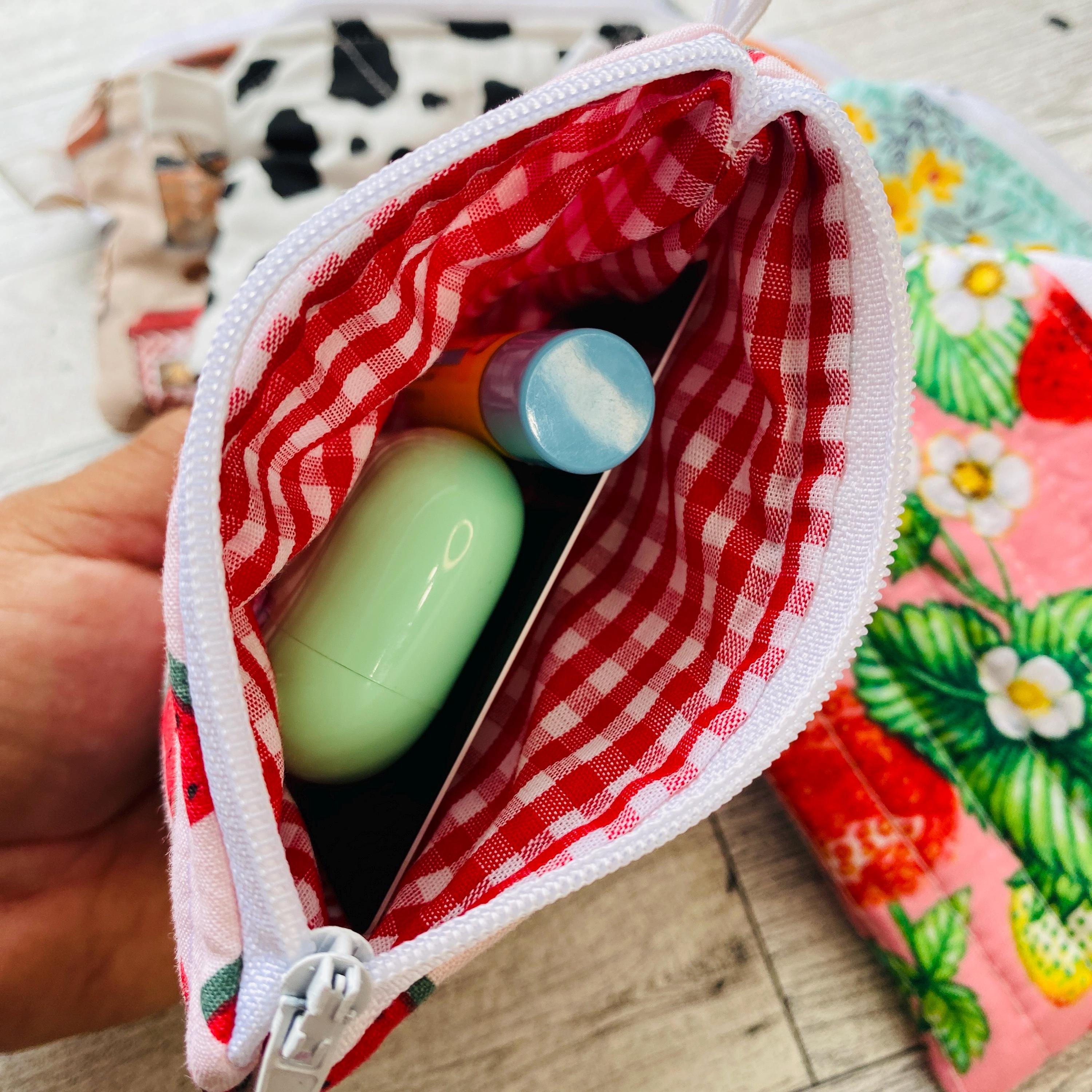 Mini Wallet Keychain, Bag Variety, Quilted Zipper Pouch, Small Card ...