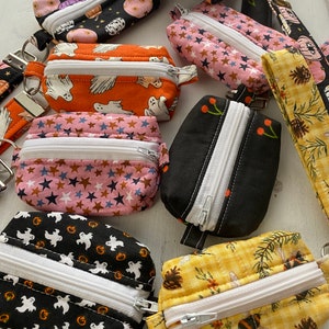 Portachiavi da polso Boxy Bag, fosforescente, a tema Halloween, fantasma, bottiglie di pozioni, portachiavi &quot;Dolcetto o scherzetto&quot;, idea regalo