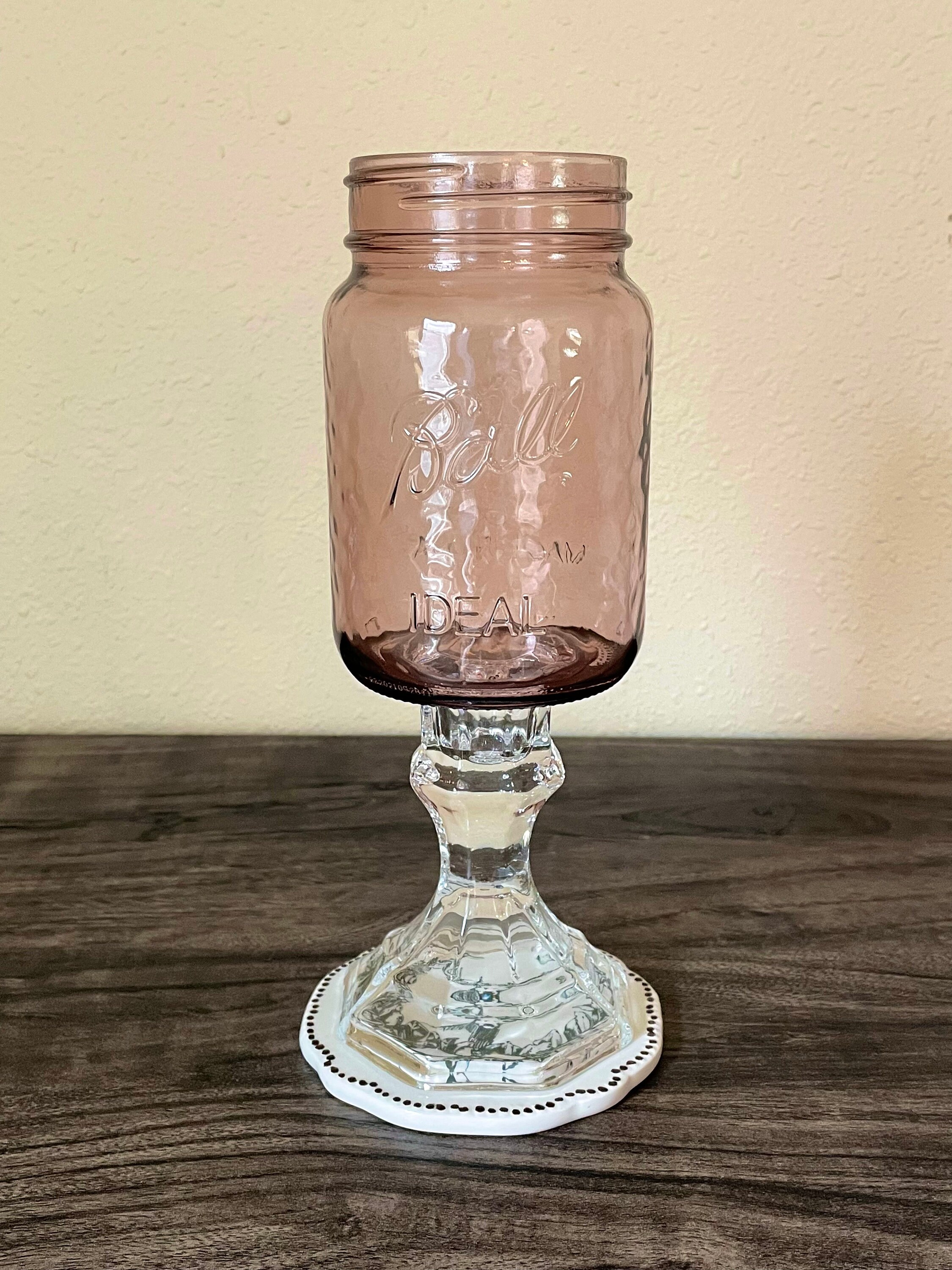 How to Make a Mason Jar Wine Glass