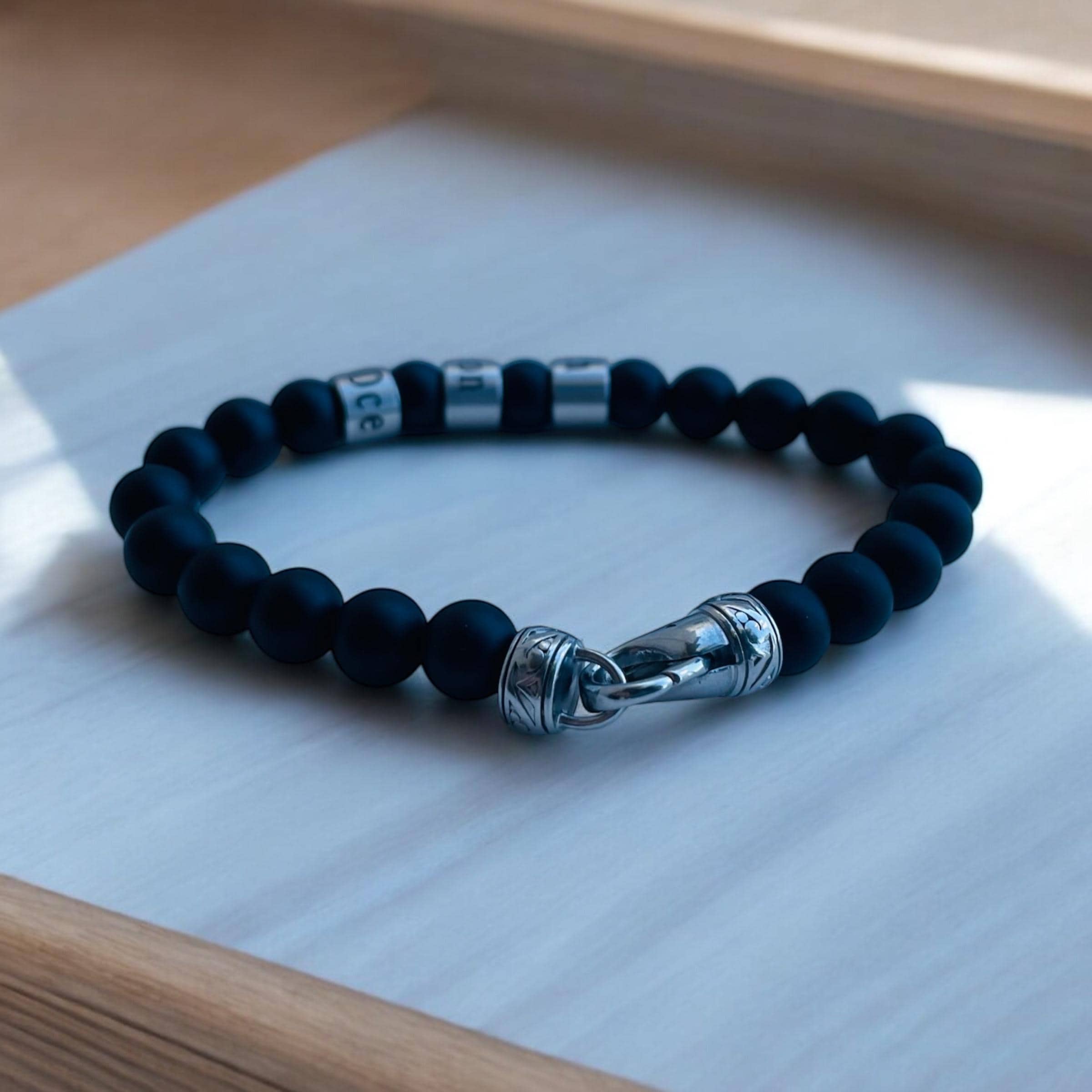 Bracciale di perle con nome personalizzabile | Bijou Pour Moi