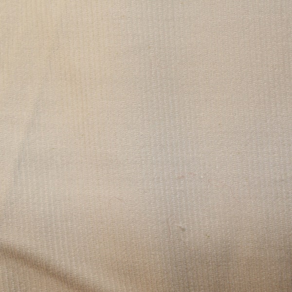 Cream Corduroy Fabric