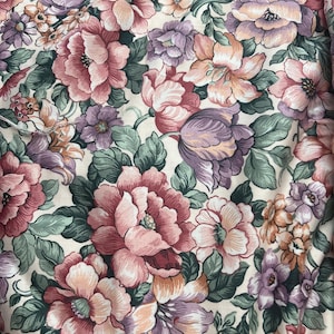 Vintage Floral Fabric, Vintage Fabric