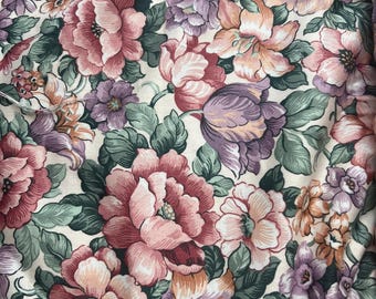 Vintage Floral Fabric, Vintage Fabric
