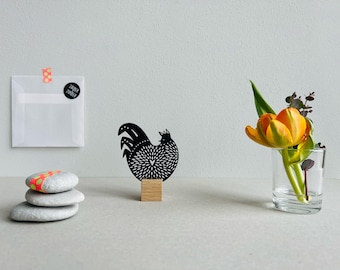 Paper cut "Chicken" // Envelope