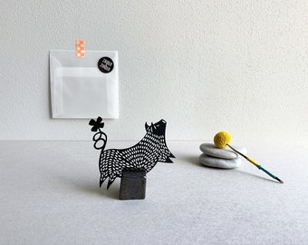 Paper cut "Lucky Pig" // Envelope