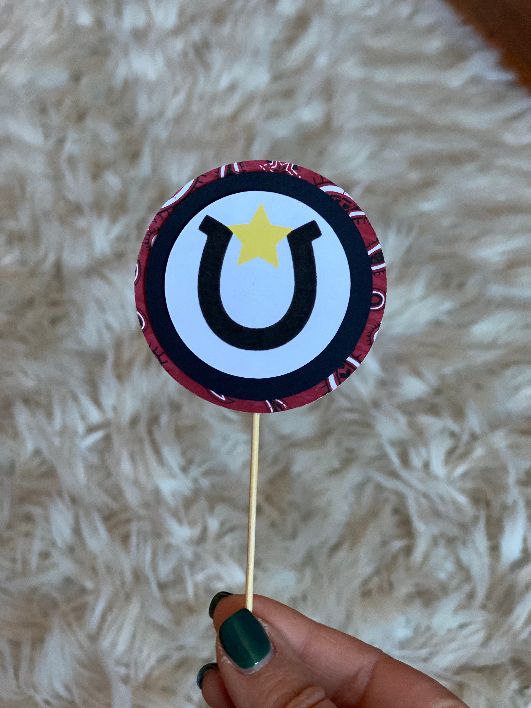 My First Rodeo Cupcake Toppers Cupcake Toppers Birthday Etsy