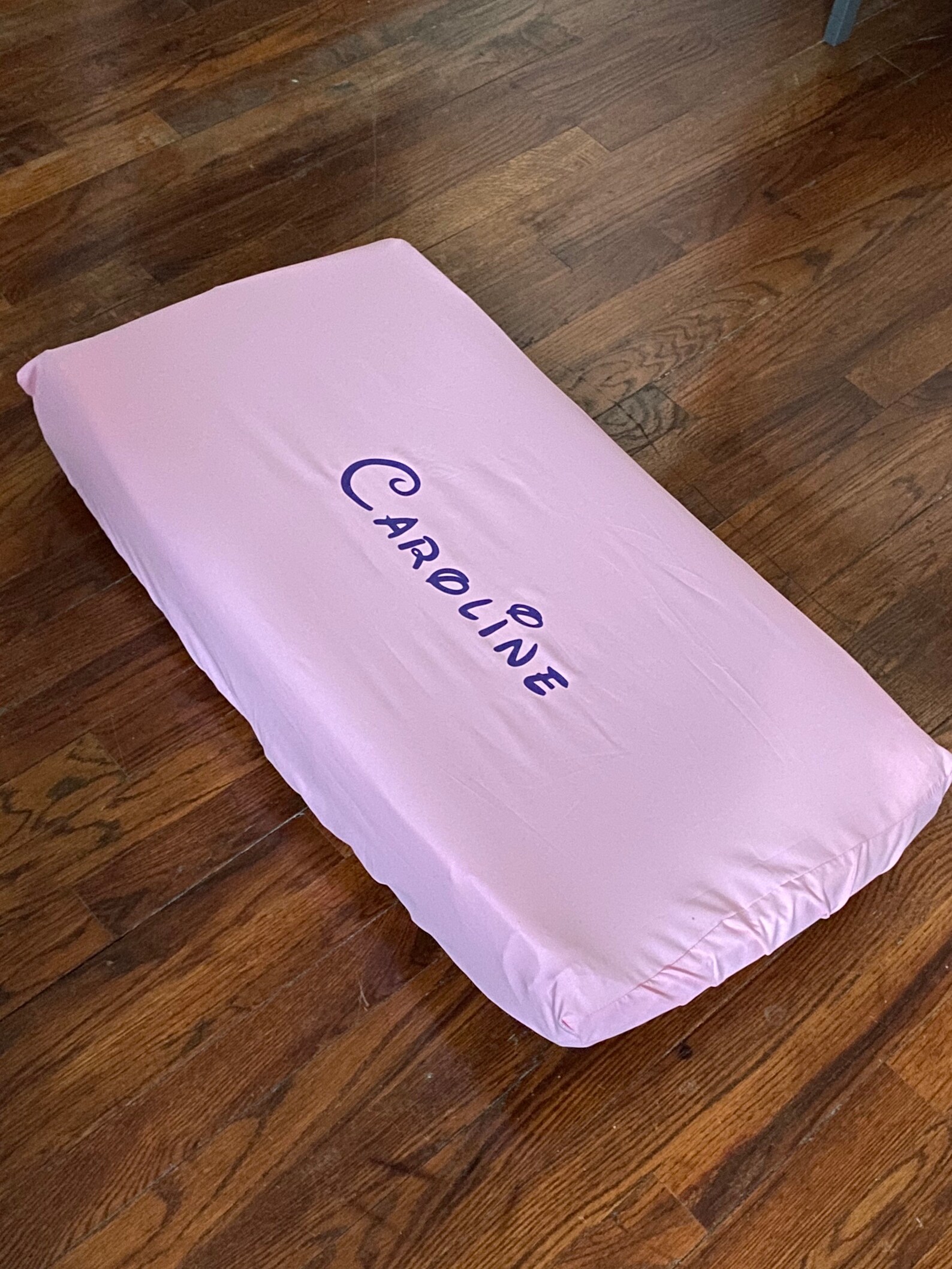 Changing Table Pad Cover With Baby's Name Custom Etsy