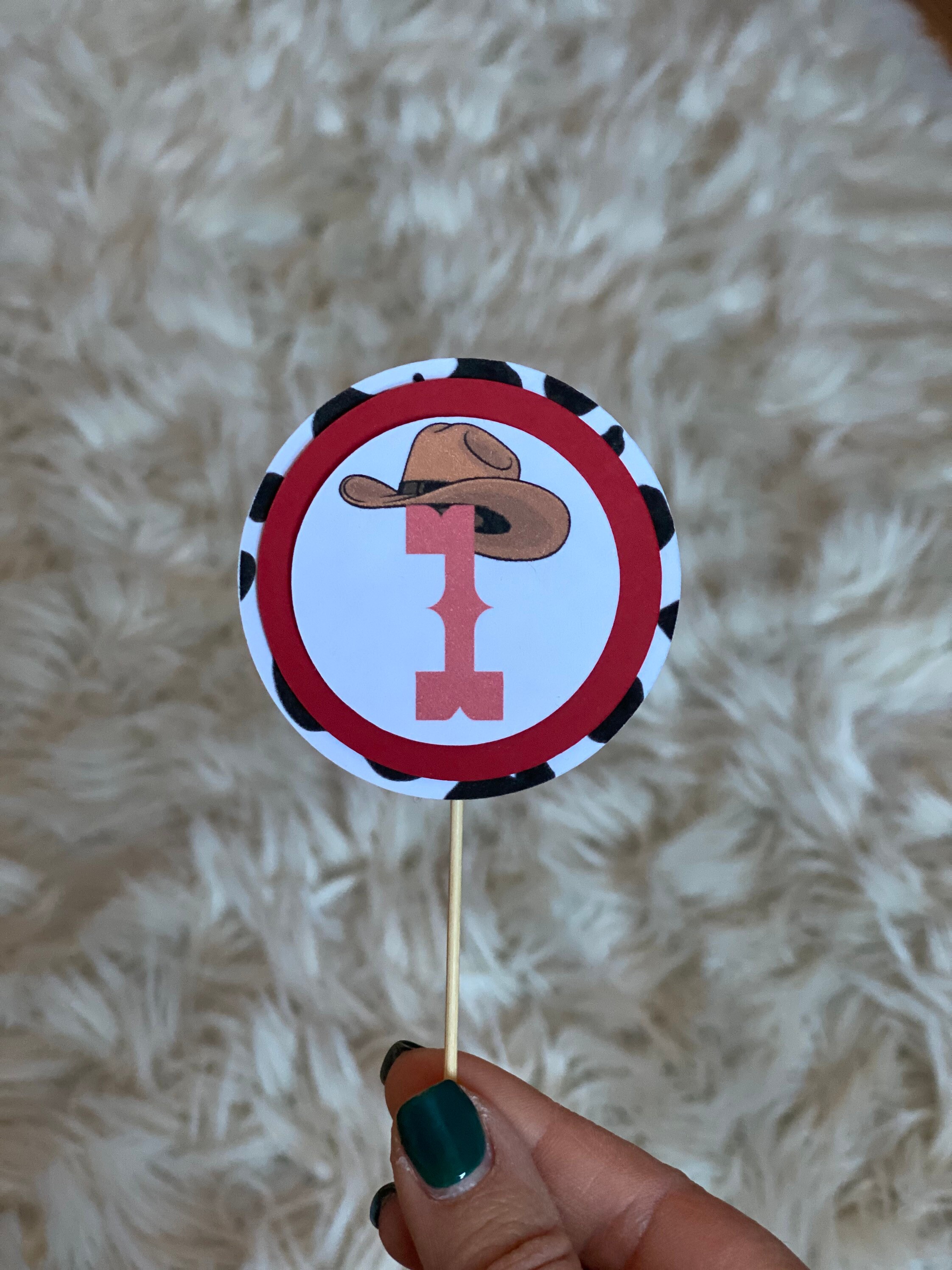 My First Rodeo Cupcake Toppers Cupcake Toppers Birthday Etsy