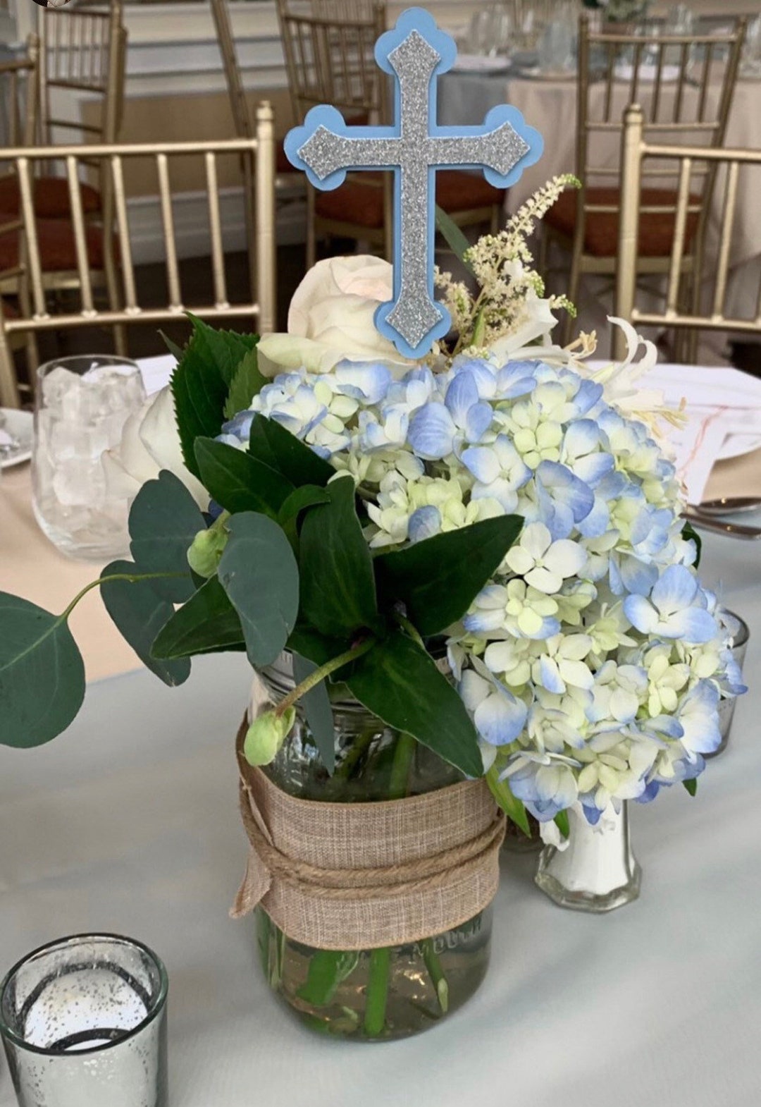 Cross Centerpiece Decor Baptism Crosses Cardstock Crosses Etsy