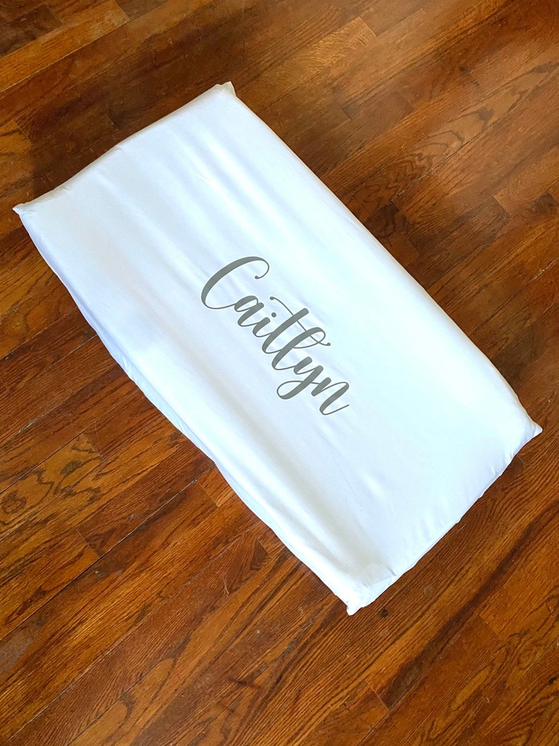Changing Table Pad Cover With Baby's Name Custom Etsy