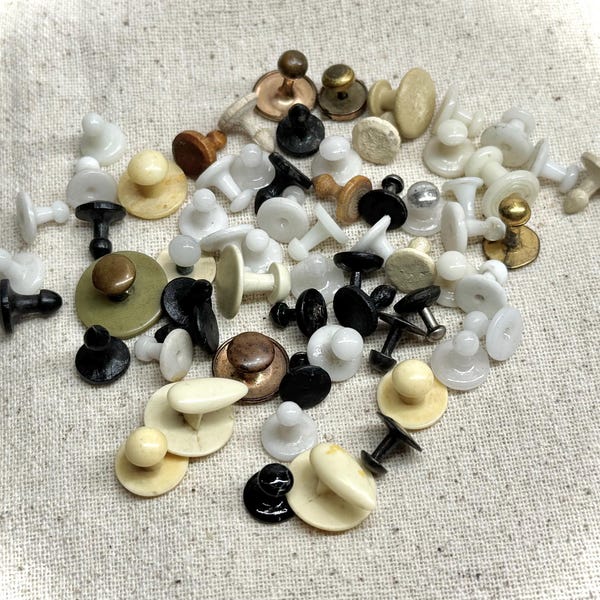 Lot of Antique Shirt Collar Studs