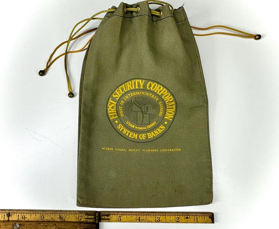 Vintage Money Deposit Bank Bags Etsy