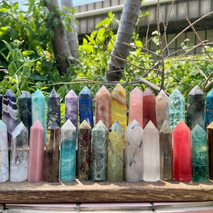 61 Choices Crystal Tower/Genuine Crystal Obelisk/Crystal Point/2&#39;&#39;-4&#39;&#39;