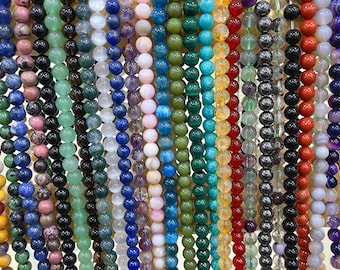 High Quality Gemstone Beads Wholesale, Round Smooth Beads, Real Crystal Beads, Bracelet Beads, 6mm, 8mm, 10mm, Citrine, Malachite