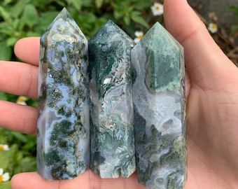 size 9 to 15 mm 8 PCS Amazing Moss Agate Lot AAA+ quality Natural Moss Agate Wholesale Super Quality Lot Loose Stone,Moss Agate Lot