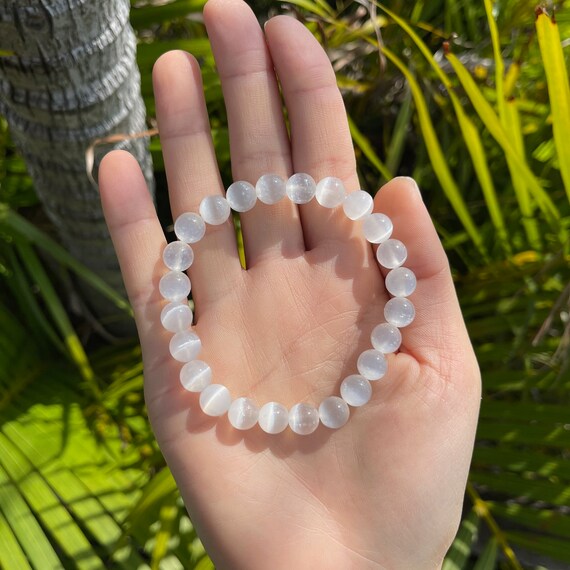 Selenite bracelet on sale