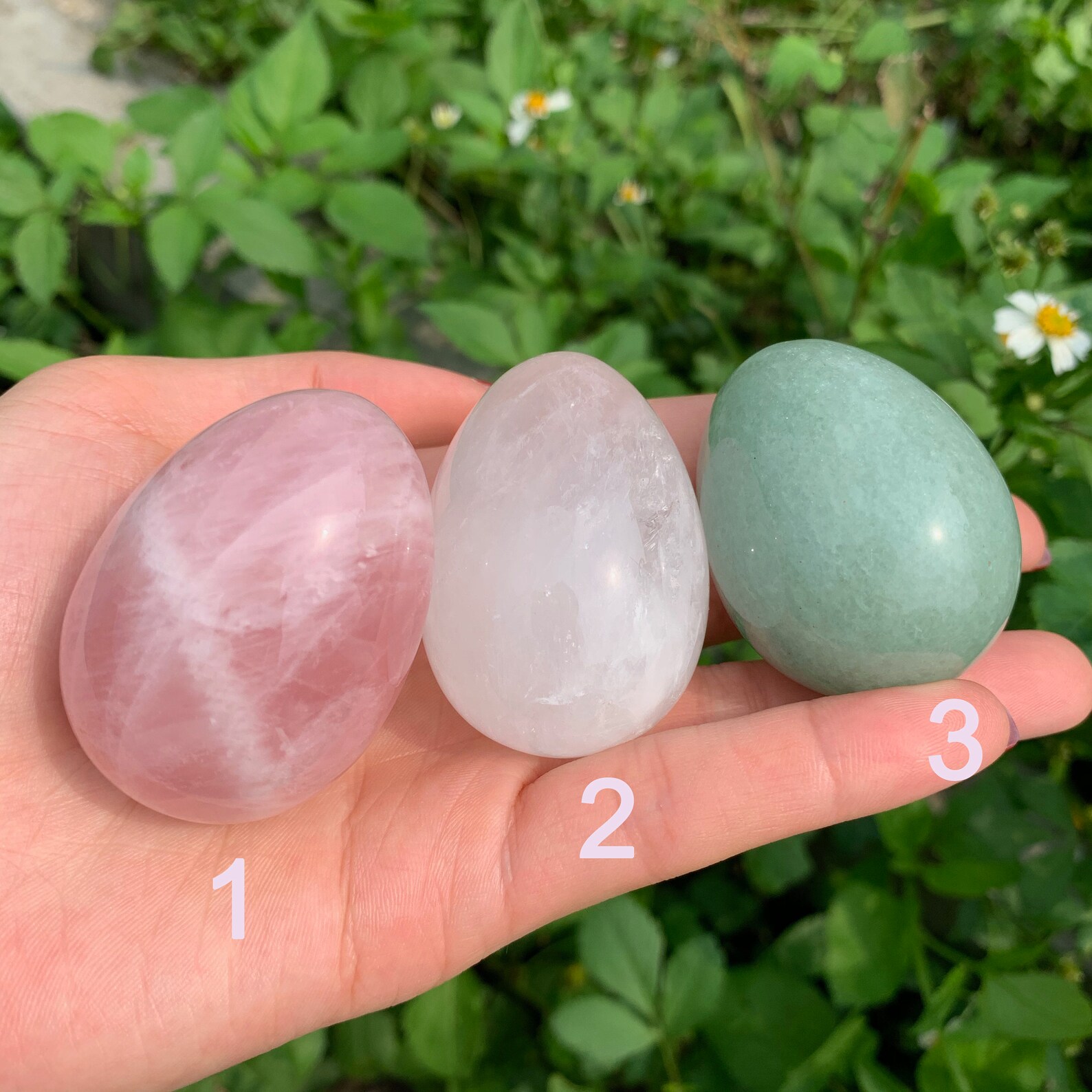 12 Kinds Gemstone Egg Crystal Egg Meditation Eggs Home Etsy