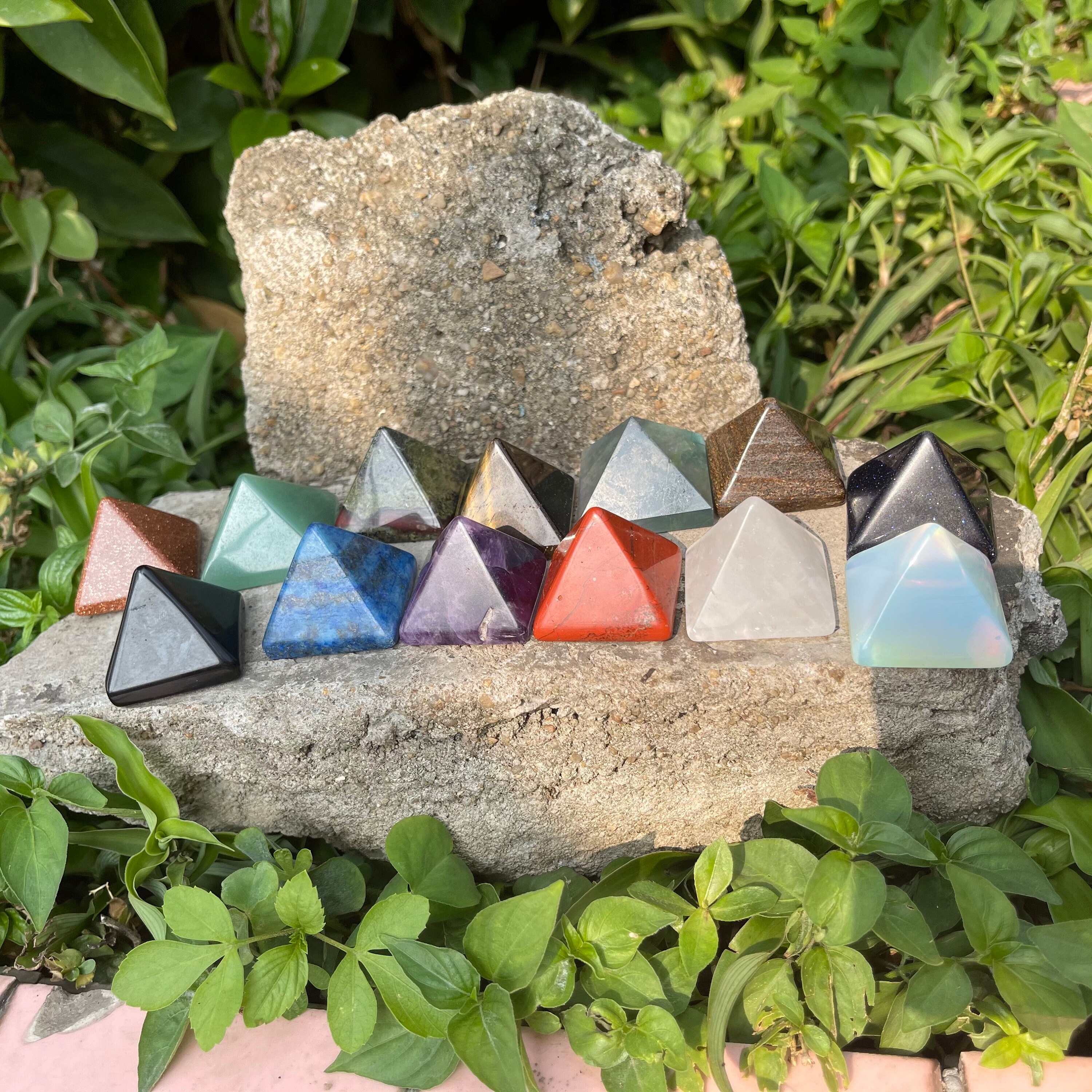 13 Choices Crystal Pyramids Gemstone Pyramid Carved Pyramid Etsy Ireland