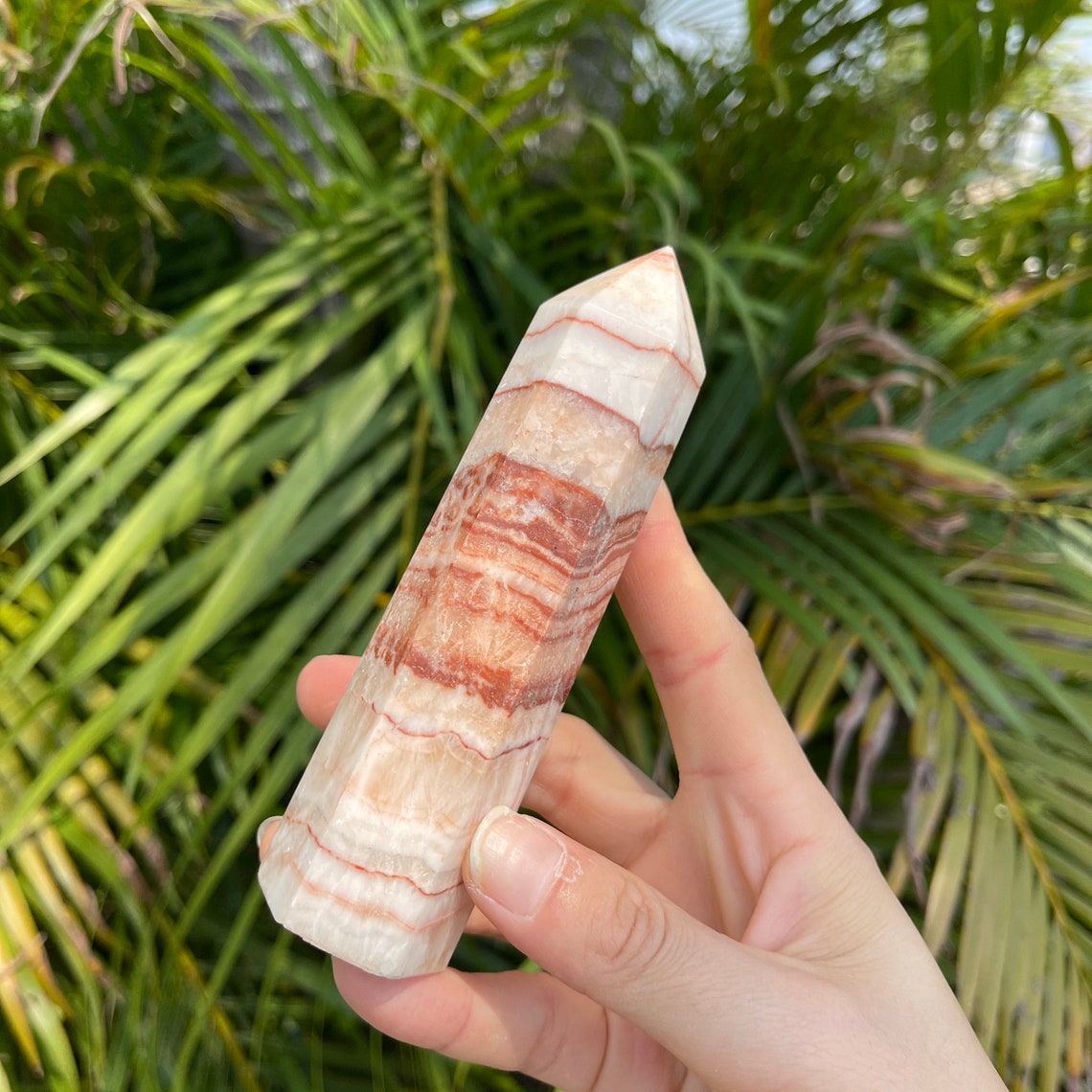 Natural Dali Jasper Tower Dali Jasper Point Energy Tower Etsy UK