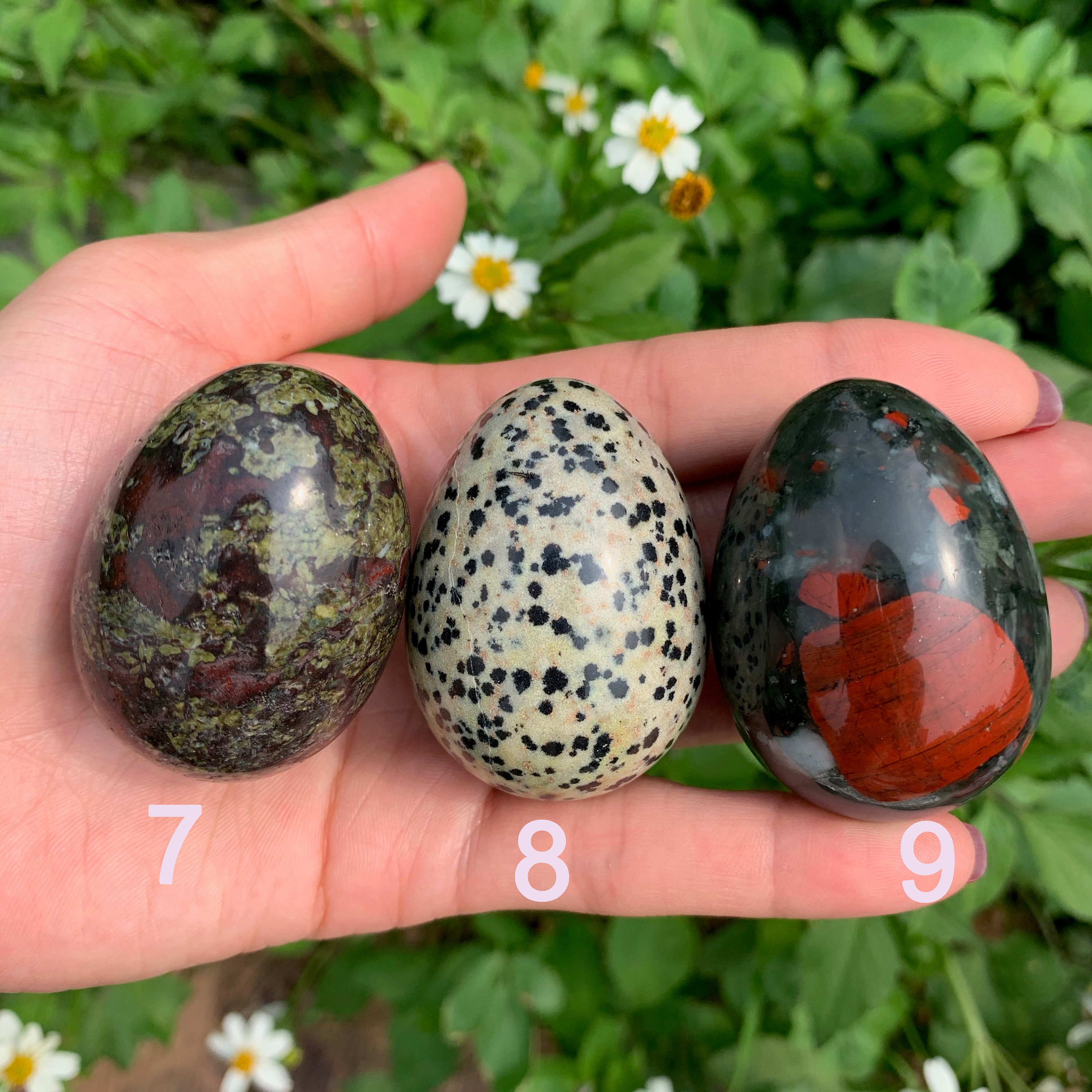 12 Kinds Gemstone Egg Crystal Egg Meditation Eggs Home Etsy