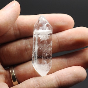 Natural Crystal Point Pendant, Clear Crystal Quartz Obelisk, Healing Crystal, 2-3 Inch Raw Crystals Pendant Charm