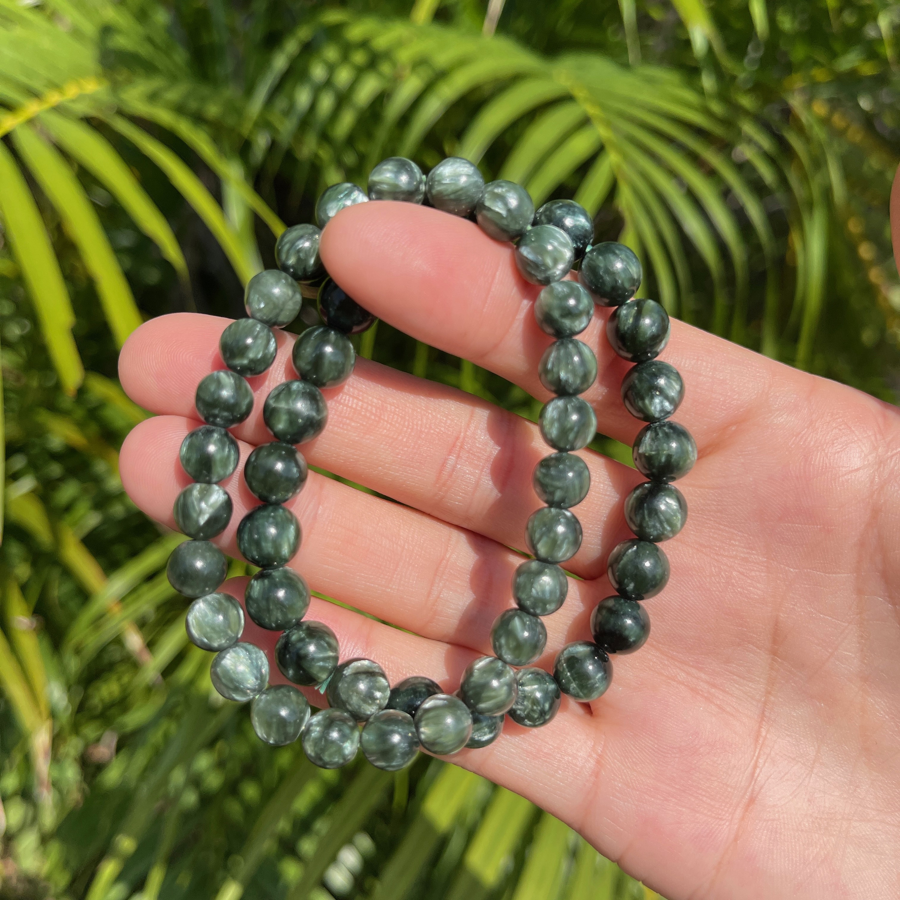 Seraphinite bracelet deals