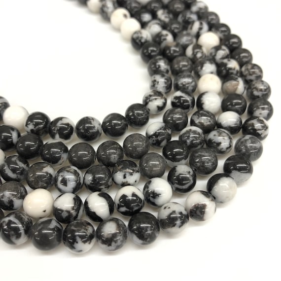 HAAMIIQII 35 Pezzi 10mm Perline Africane Naturali di Bloodstone Rotonde Perline di Pietra Preziosa Loose per Gioielli che fanno DIY Bracciale Collana