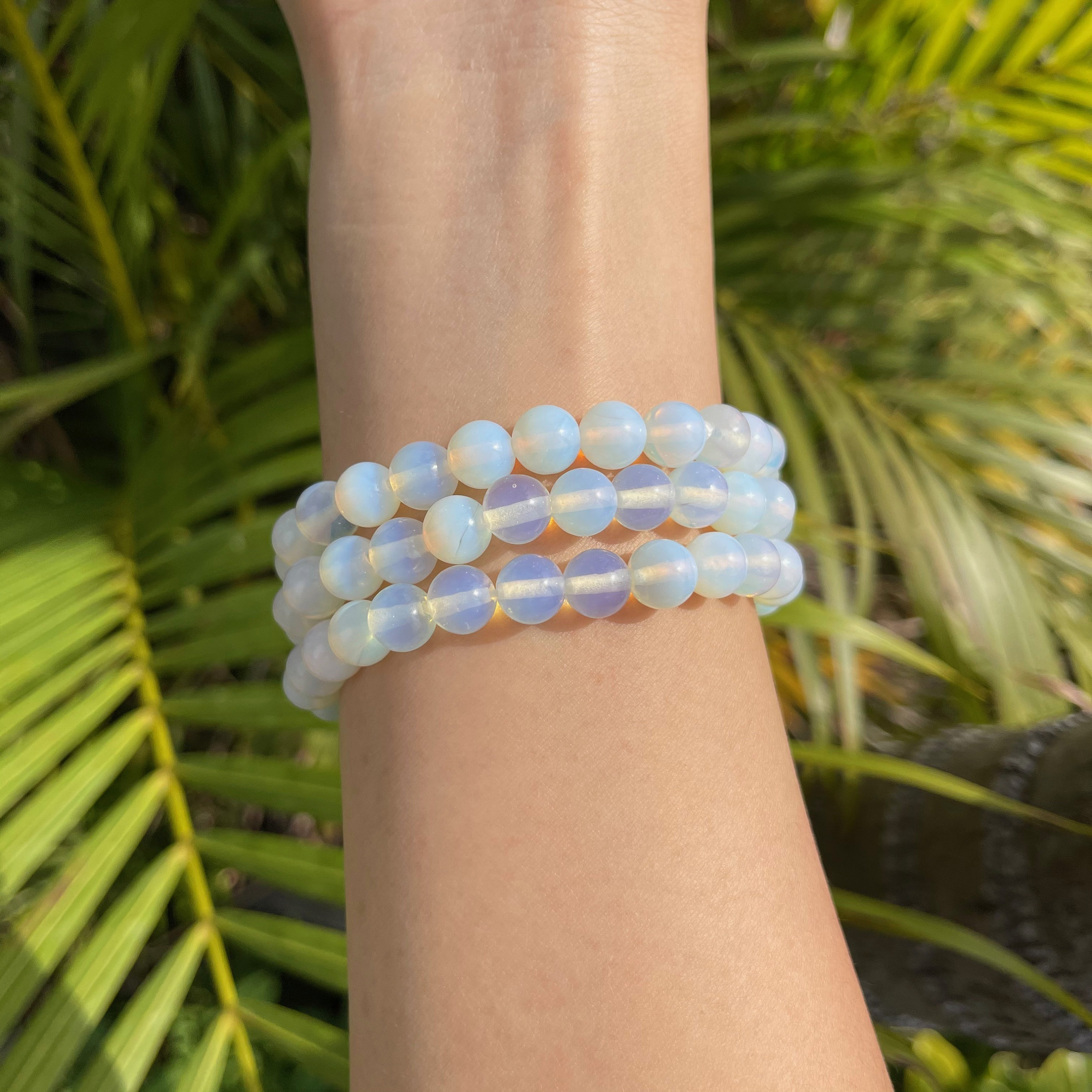 8mm Energy Bead Bracelet L Stone Bracelets L Crystal Bracelets L Opalite  Bracelet L Bracelet for Women - Etsy | Beads bracelet design, Beaded  bracelets, Stone bracelet