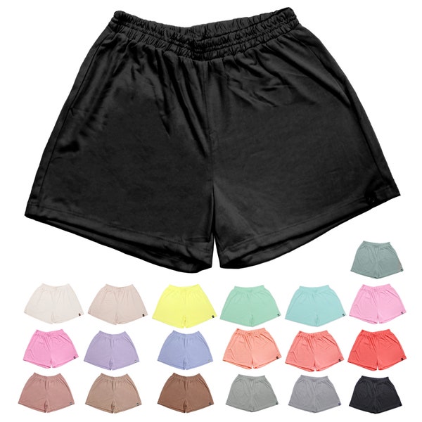 Tencel Homewear Comfortwear Easywear Bottom Shorts for Petite Women, 19-Colors, Zipkok®