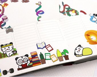 Yooniaworld White Tiger New Year's Resolution Stickers 1-sheet