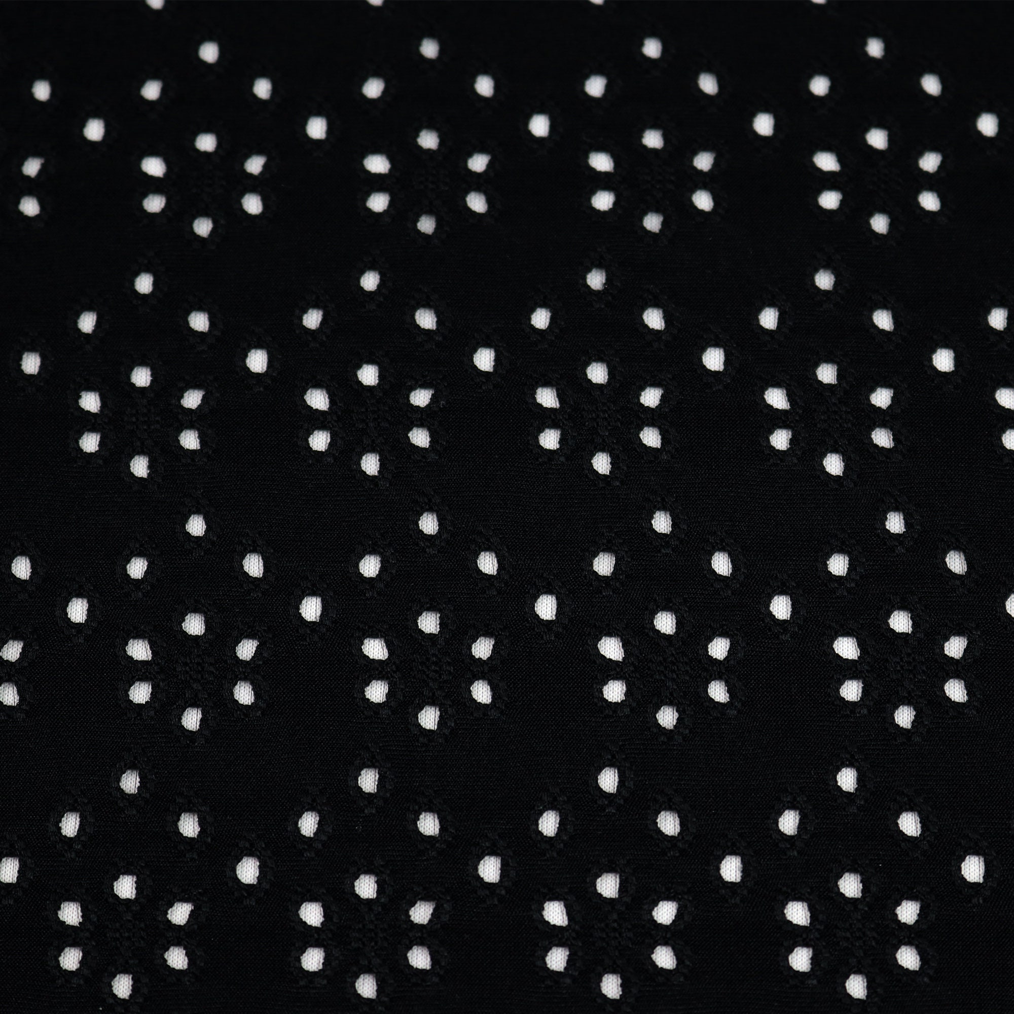 Flower Lochstickerei Knit Fabric by the Yard, Polyester/Spandex Eyelet Jacquard, 58-60" 168GSM/YU-3185