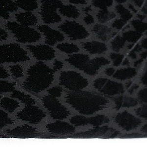 58/60&quot; Leopard Pattern Nylon/Polyester/Spandex Knit Velvet Burn Out P/D Sheer Fabric by the Yard/YU-2993