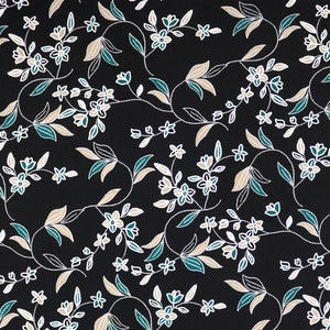 58-60&quot; 200GSM 3 Color Flower design Knit ITY Polyester/Spandex Fabric with Puff by the Yard/YU-7185 D#561