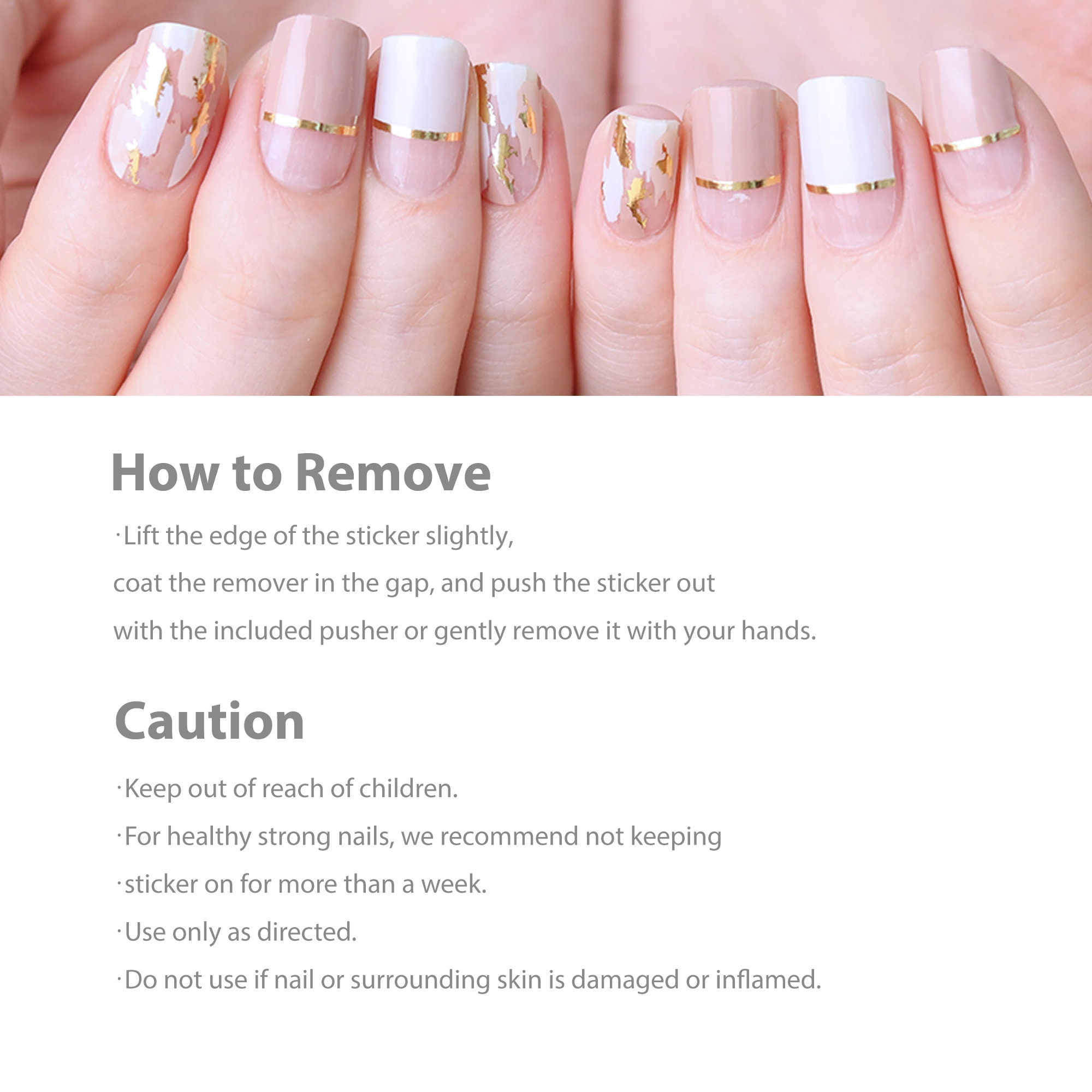 Blooming Space 45929 - Zipkok® Gel Nail Strips 20 Nail Art