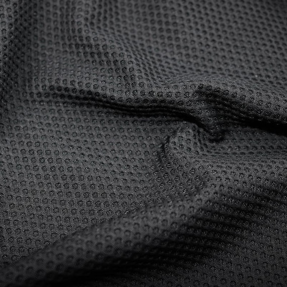 Black Knit Fabric by the Yard Nylon/spandex 4-way Stretch | Etsy