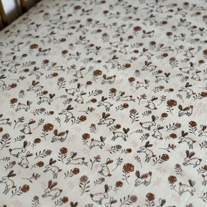 Bunny Crib Sheet, Free Shipping